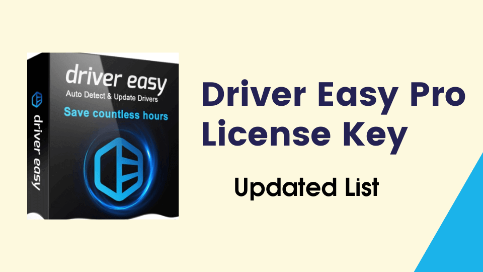 Driver Easy Pro 5.8.2 Crack + (100% Working) License Key [Latest-2023]