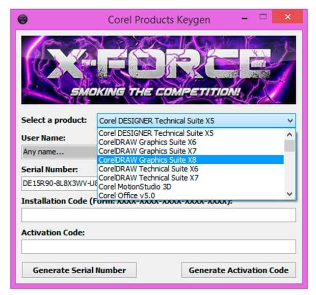 CorelDraw X8 Serial Number Keygen With Crack 100% Working